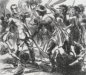 Illustration featuring Sexton Blake in Penny Popular by Unbekannt