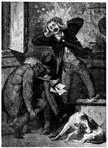 Illustration from From the Earth to the Moon by Jules Verne, 1865 by Unbekannt