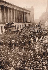 In Birmingham: King Edward VIII proclaimed in the second largest city in England, 1936 by Unbekannt