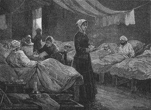 In The Hospital at Scutari, c1880