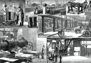 In the Royal Arsenal, Woolwich, c1880