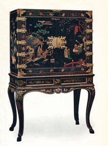 Incised Lacquered Cabinet