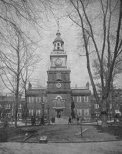 Independence Hall, Philadelphia, USA, c1900