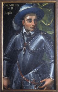 Indre & Loire No. 172 - Chateau de Loches - Portrait of Charles VII - 17th Century by Unbekannt