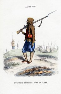 Infantry of Abd-el-Kader, Algeria by Unbekannt