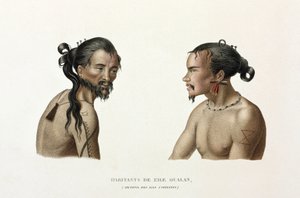 Inhabitants of the Caroline Islands by Unbekannt