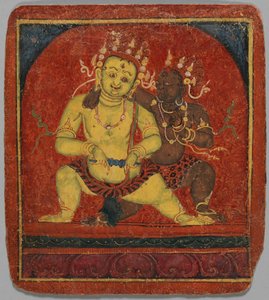 Initiation Card Tsakalis: Mahakala, early 15th century by Unbekannt