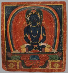 Initiation Card Tsakalis: Samanthabhandra, early 15th century by Unbekannt