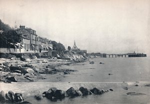 Innellan - Showing the Rocky Beach and the Steamboat Pier, 1895 by Unbekannt