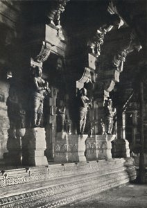 Interior of a Hindu Temple, Ceylon