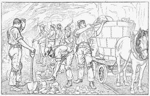 Inside a Cheshire Salt Mine, 1889 by Unbekannt