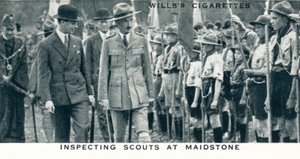 Inspecting Scouts at Maidstone, 1929-1937 by Unbekannt