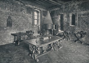 Interior, Palazzo Davanzati - With Late 16th Century Florentine Table by Unbekannt