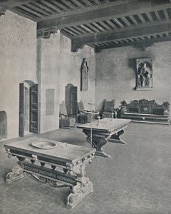 Interior Palazzo Davanzati, Florence. With Two 16th Century Tables, 1928 by Unbekannt
