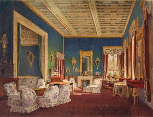 Interior in the Talyzins Manor House Denezhnikovo