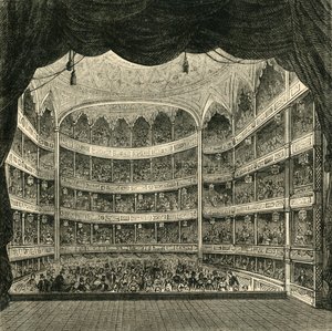 Interior of Drury Lane Theatre by Unbekannt