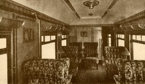 Interior of Pullman Car, Marjorie, Southern Railway