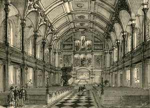 Interior of St. Andrews Church by Unbekannt
