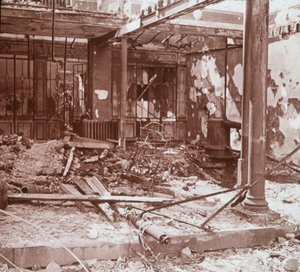 Interior of Café, Albert, Northern France