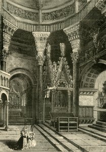 Interior of the Cathedral of Spalatro Formerly Temple of the Palace of Diocletian