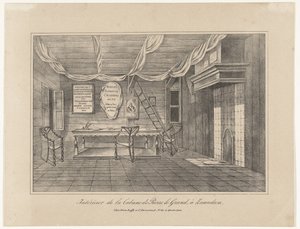 Interior of the Czar Peter House in Zaandam