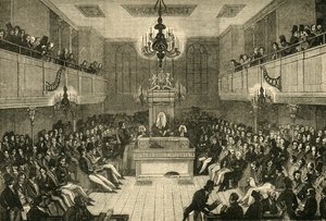 Interior of the House of Commons, 1834, 1881 by Unbekannt