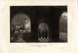 Interior View of the Holy Tomb in the Kiev Monastery of the Caves, 1850 by Unbekannt