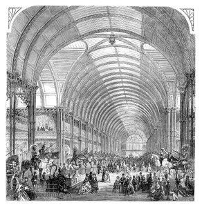 Interior View of the Manchester Exhibition by Unbekannt