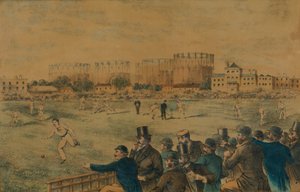 International Cricket Match at Kennington Oval by Unbekannt