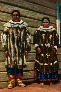 Inuit People from Alaska, Northern USA by Unbekannt