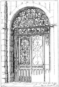 Iron Gates All Souls, Oxford by Unbekannt