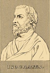 Isocrates, 436-338 BC, 1830 by Unbekannt
