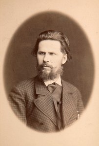 Ivan Kramskoy, Russian artist, 1870s by Unbekannt