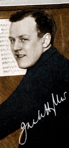 Jack Hylton, English band leader, 1935