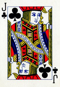 Jack of Clubs from a Deck of Goodall & Son Ltd. Playing Cards, c1940 by Unbekannt