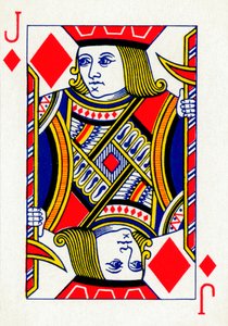 Jack of Diamonds from a Deck of Goodall & Son Ltd. Playing Cards by Unbekannt