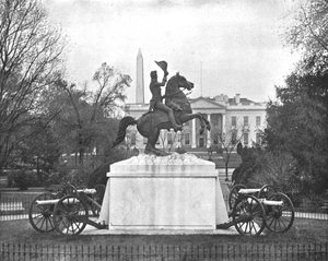Jackson Statue, Lafayette Square, Washington DC, USA, c1900