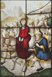 Jacob Returning to Canaan with Rachael and Leah Pursued by Laban