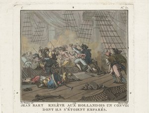 Jean Bart in the Battle of Texel on 29 June 1694, 1789