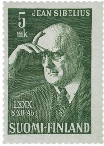Jean Sibelius Postage Stamp