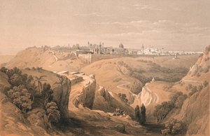 Jerusalem from the Road Leading to Bethany