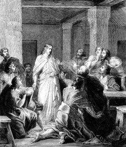 Jesus Christ Appearing to His Disciples After His Resurrection by Unbekannt