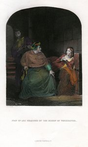 Joan of Arc examined by the Bishop of Winchester by Unbekannt
