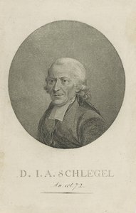Johann Adolf Schlegel by Unbekannt