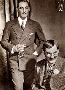 John and Lionel Barrymore, American stage and screen actors by Unbekannt