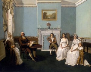John Middleton with His Family in His Drawing Room by Unbekannt