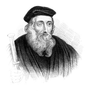John Wycliffe, 14th century English theologian and religious reformer, c1850