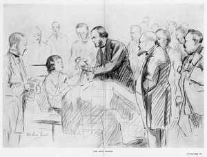Joseph Lister on His Ward Round in Glasgow Royal Infirmary, c1867