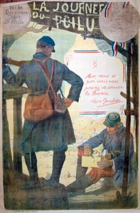 Journée du Poilu 25 et 26 Décembre 1915, French World War I Poster