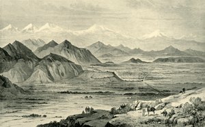 Kabul, Looking North from the Hill Above the British Camp at Beni Hissar, October 8, 1879 by Unbekannt